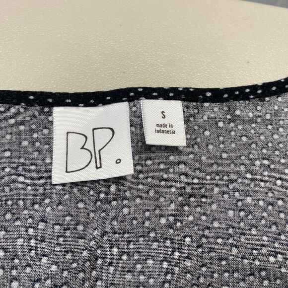 BP Nordstrom Dress Womens Small Black Polka Dot Pockets Short Mini Sleeveless - Picture 9 of 10